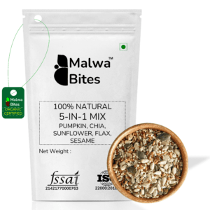 5in 1 Mix Seed (Pumpkin Seeds +Sunflower Seeds+ Flax Seeds+ Chia Seeds+ Sesame Seeds)